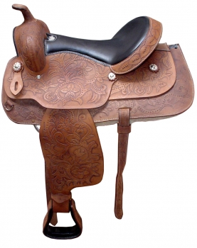 Carved Western Saddle Ws-43